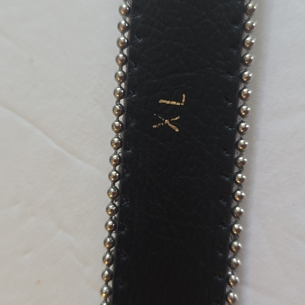 Womens Silver Sparkle Bling Glitter Belt Sparkle Silver Buckle Sz.XL - Picture 8 of 8